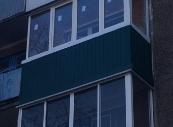 Металлопрочный выносной балкон