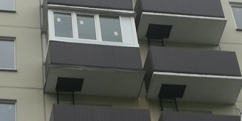 Остекление балкона теплым профилем