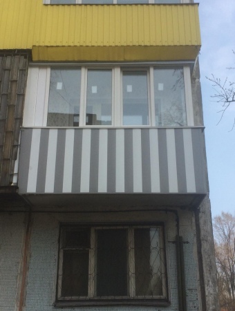 Остекление балкона теплым профилем