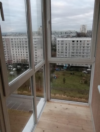 Теплое панорамное остекление балкона