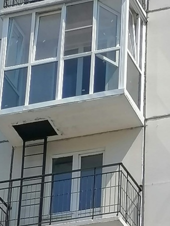 Теплое остекление балкона