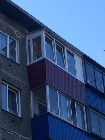Теплый балкон с выносом